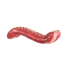 Antibakterieller Zahnknochen mit Speckgeschmack HipHop Naturkautschuk 16,5 cm